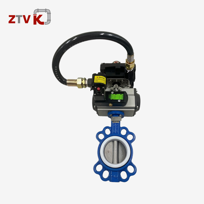 butterfly valve with solenoid actuator